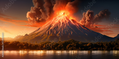 Unveiling the Unpredictable Fury: An In-depth Exploration into the Catastrophic Impact of Volcano Eruption on Earth's Fragile Ecosystems photo
