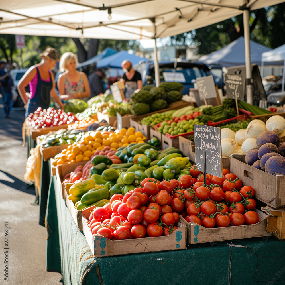 Harvest Tales: Genuine Connections at a Vibrant Farmers' Market