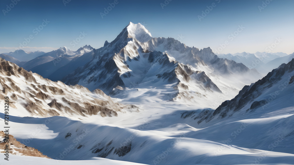 Swiss mountains in winter, Snow mountain landscape wallpaper, snow mountain images, mountain wallpaper