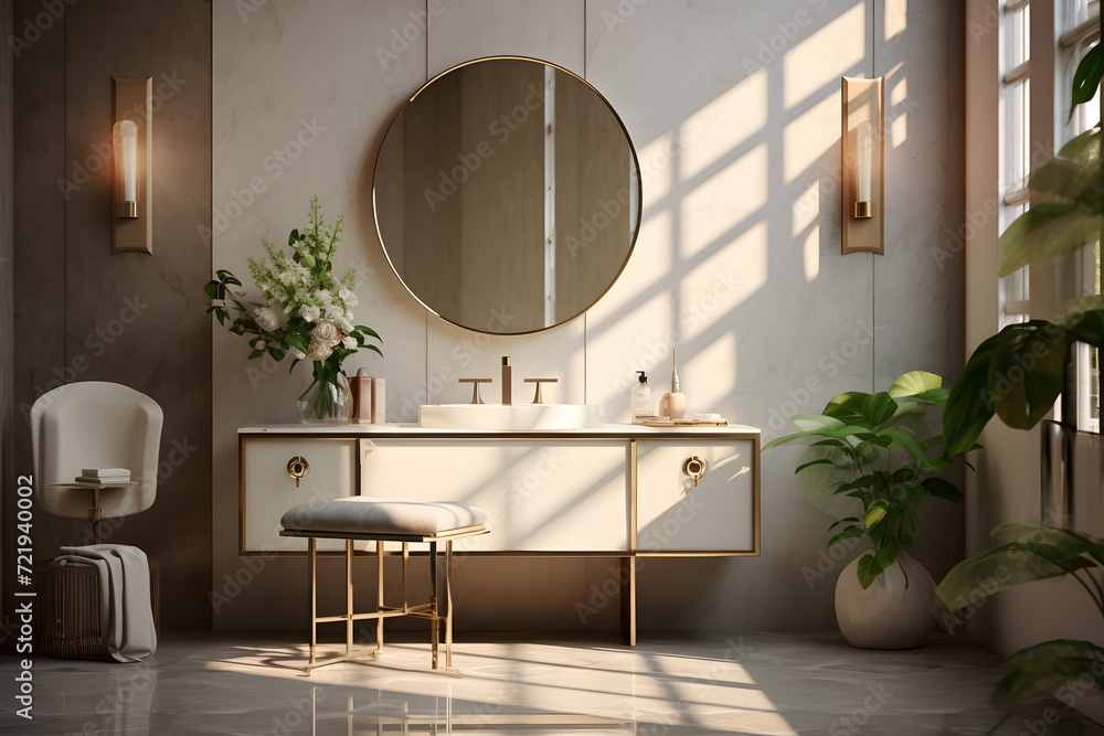 A contemporary bathroom A contemporary bathroom