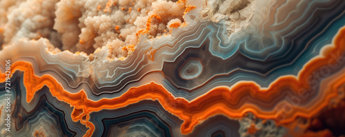 close up of Moroccan Agate