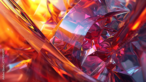 A mesmerizing 3D abstract render showcasing vibrant creativity and imagination.