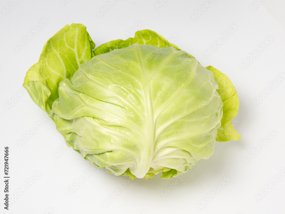 cabbage isolated on white background cabbage isolated on white background