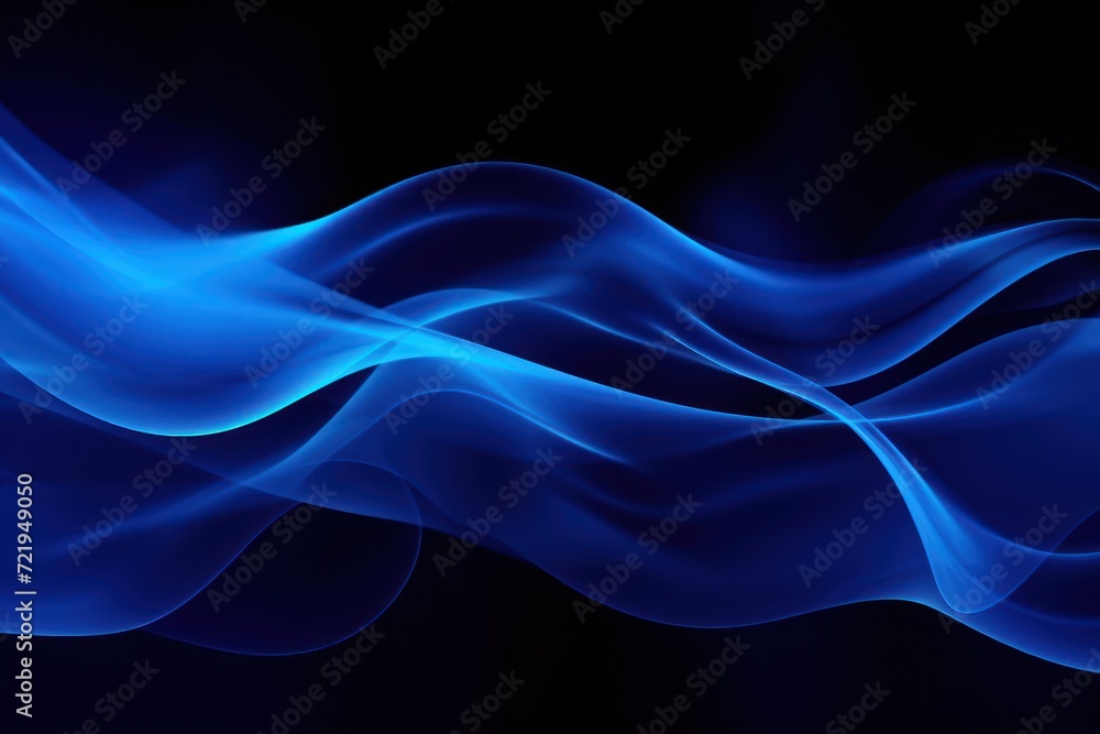 blue smoke on a black background blue smoke on a black background