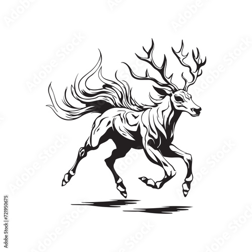 Deer Monster Illustrations