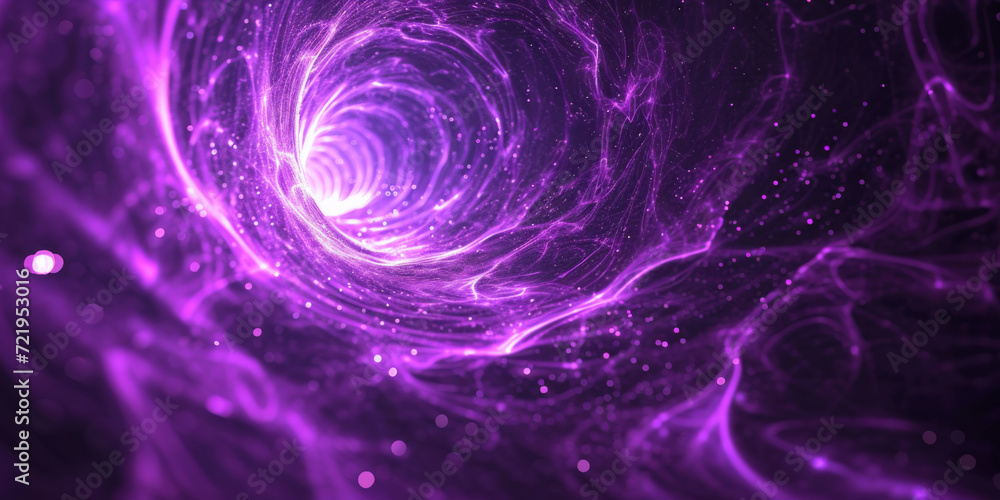 Purple lights and swirls in a dark background. Purple lights and swirls in a dark background.