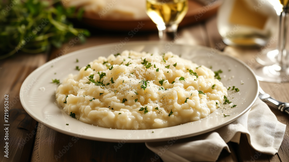 Elegantly plated Italian Risotto Elegantly plated Italian Risotto