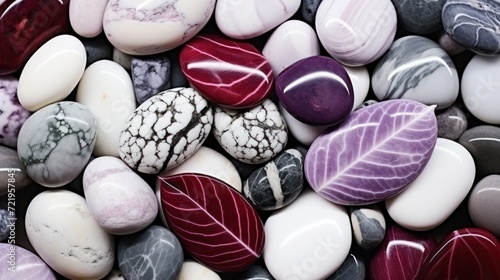 a group of colorful stones photo