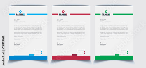 Corporate Letterhead Design Templates 