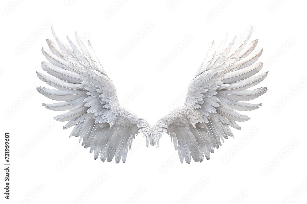 white angel wings isolated white angel wings isolated