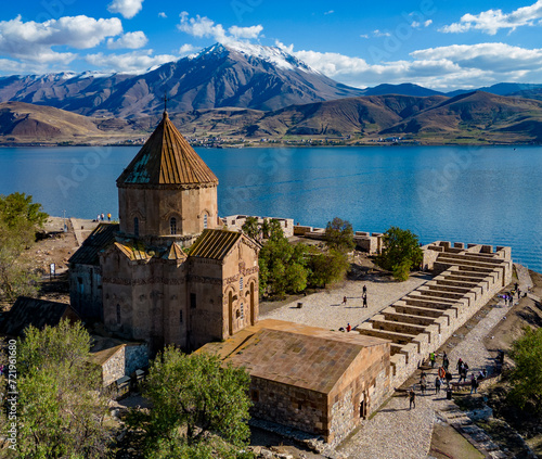 Armenian church on Akdamar Island in Turkey.