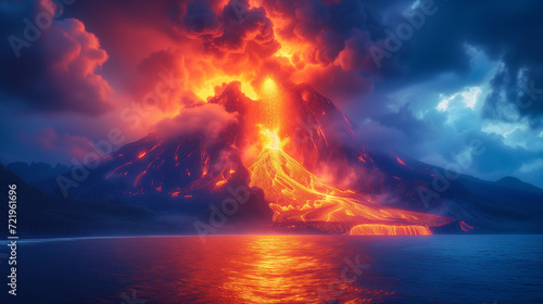 火山の大爆発