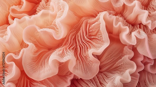 Fototapeta Naklejka Na Ścianę i Meble -  coral texture underwater background reef abstract sea in peach fuzz color trend 2024 - AI Generated