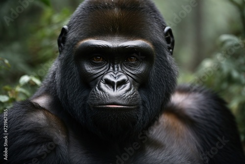 gorilla looking at the camera © juanpablo