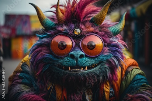 colorful monster