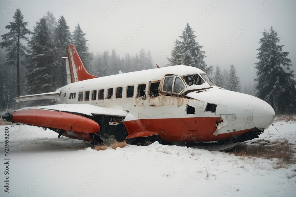 crashed plane