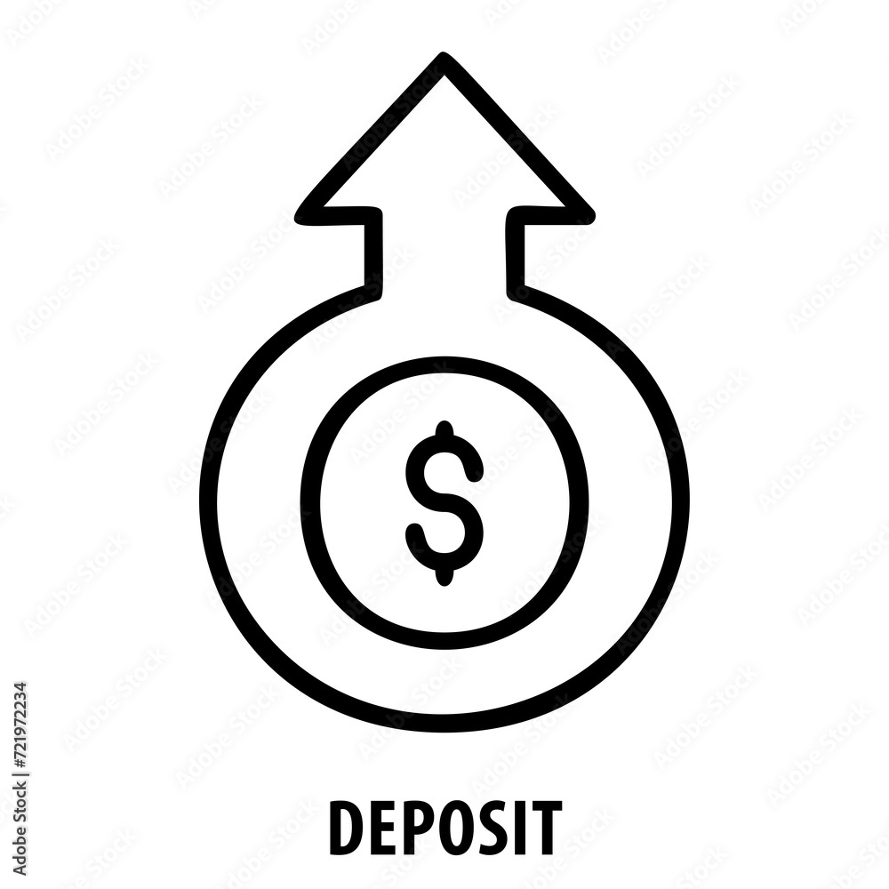 Deposit, investment, savings, money, finance, banking, deposit icon, financial, wealth, contribution, investment strategy, banking concept, money growth Deposit, investment, savings, money, finance, banking, deposit icon, financial, wealth, contribution, investment strategy, banking concept, money growth