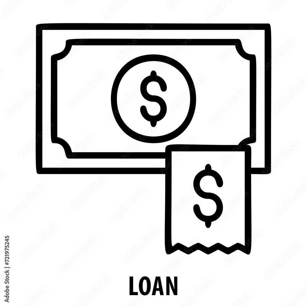 Loan, finance, borrowing, loan icon, money, financial assistance, credit, debt, loan agreement, financial support, banking, loan concept, investment, mortgage, financial loan Loan, finance, borrowing, loan icon, money, financial assistance, credit, debt, loan agreement, financial support, banking, loan concept, investment, mortgage, financial loan