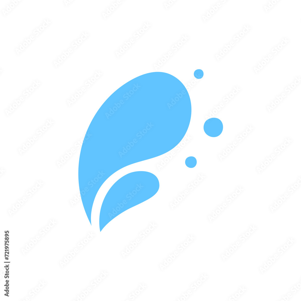 Water Splashes And Water Drops Vector Illustration Water Splashes And Water Drops Vector Illustration
