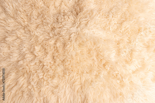 Background for a newborn photo shoot. Milky background.For newborns.Natural fur.