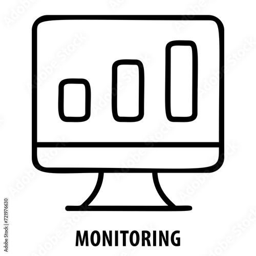 Monitoring, surveillance, monitoring icon, supervision, observation, control, surveillance icon, security, supervision concept, monitoring system, watching, watchful, monitoring equipment