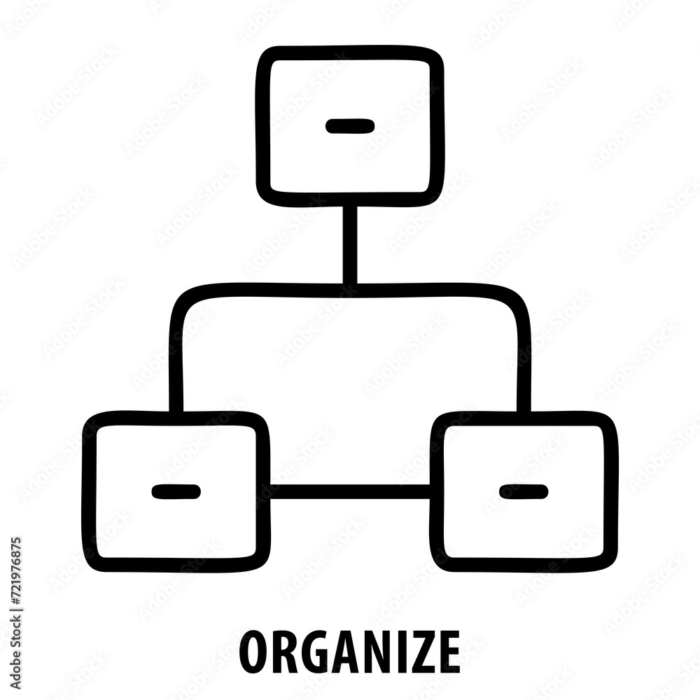 Organize, organization, organize icon, order, arrangement, organized, structure, organize symbol, tidy, system, coordination, planning, methodical, neat, organization concept Organize, organization, organize icon, order, arrangement, organized, structure, organize symbol, tidy, system, coordination, planning, methodical, neat, organization concept