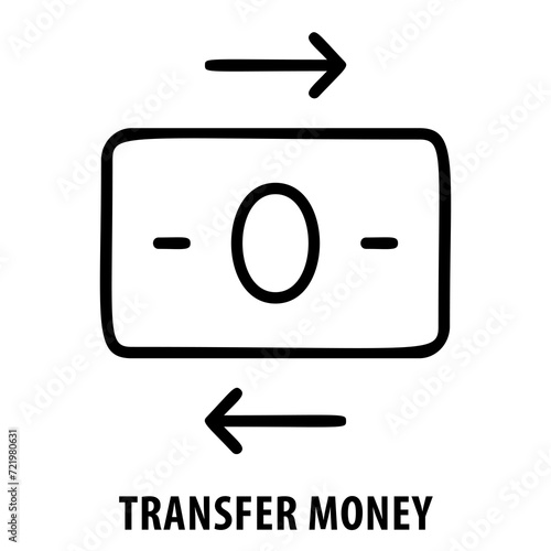 Transfer money, money transfer, financial transaction, Transfer money icon, payment, currency exchange, banking, financial transfer, online banking, money movement, remittance, financial © yudi
