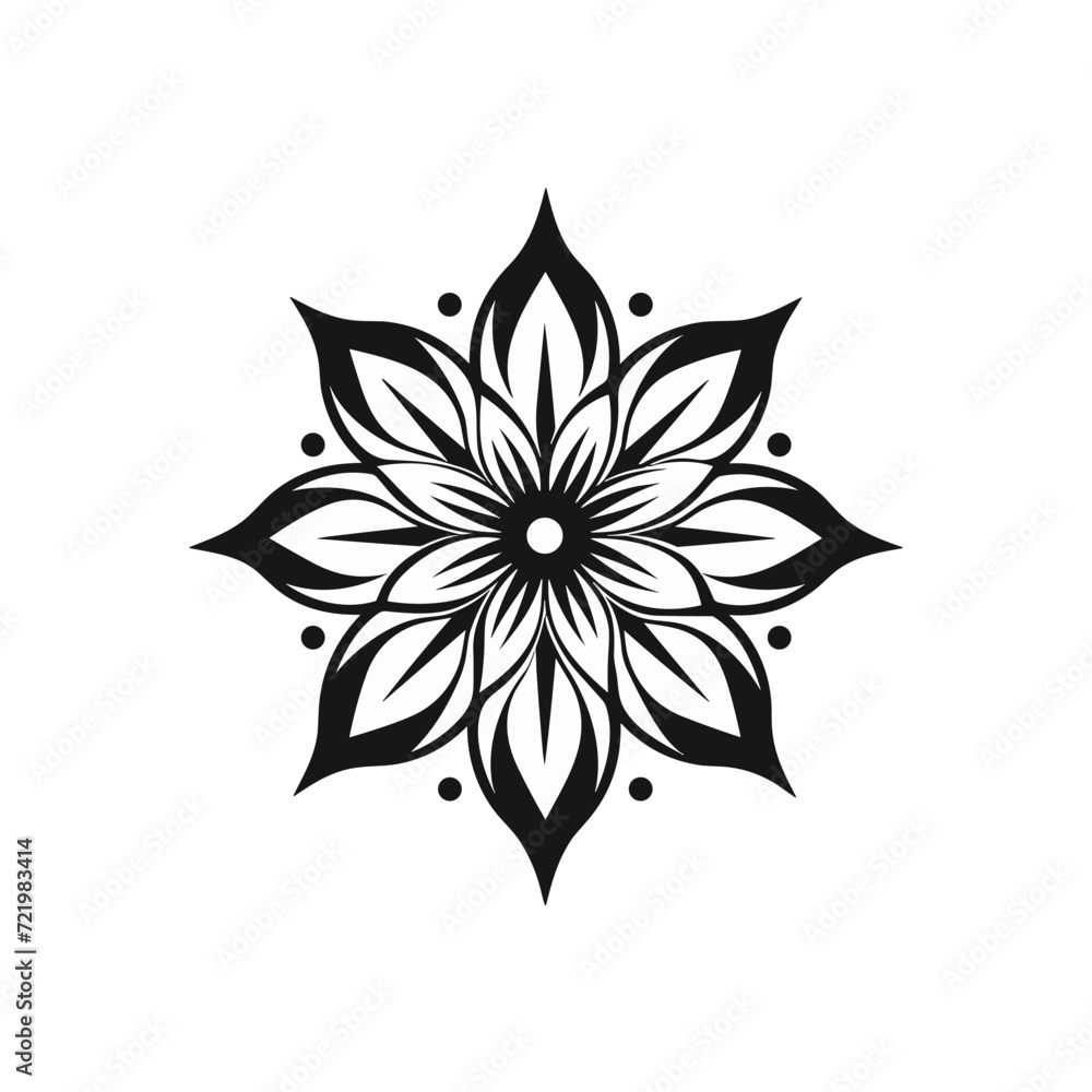 Beautiful minimalist flower illustration art. Beautiful minimalist flower illustration art.