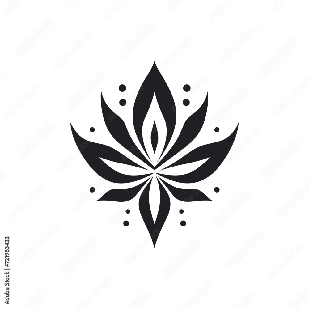 Beautiful minimalist flower illustration art. Beautiful minimalist flower illustration art.