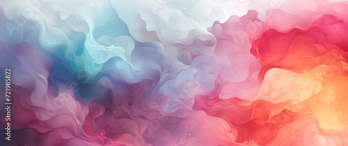 Gradient abstract background with liquid shapes. Colourful flow curve illustration. Textured wave pattern for backgrounds. photo