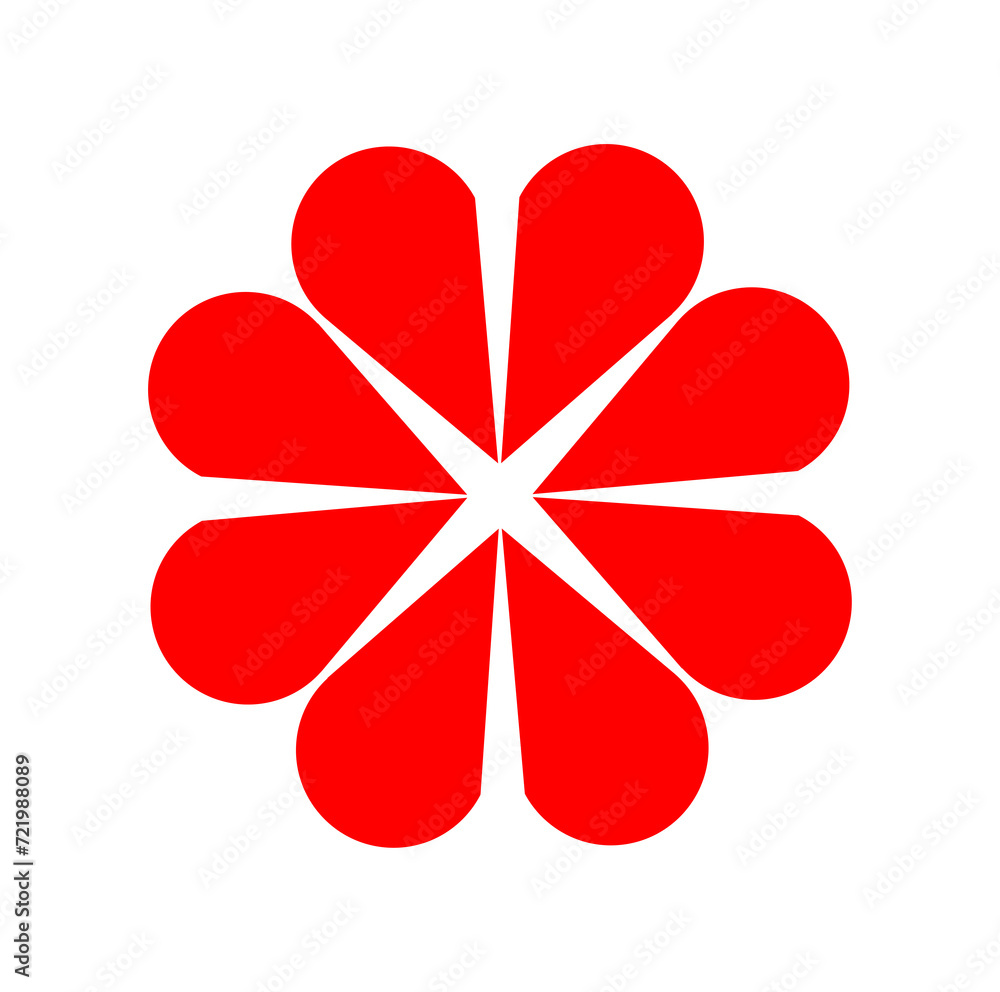 Heart flower icon Heart flower icon