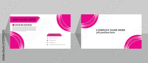 Creative visiting modern business card, modern business card with vector, professional business card, business card promotion, unique design . © DIPTA