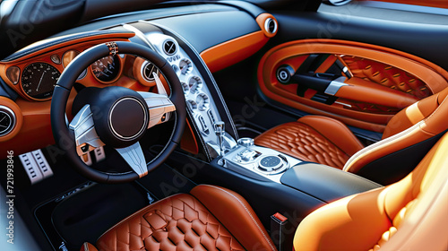 Modern and expensive car interior © Lubos Chlubny