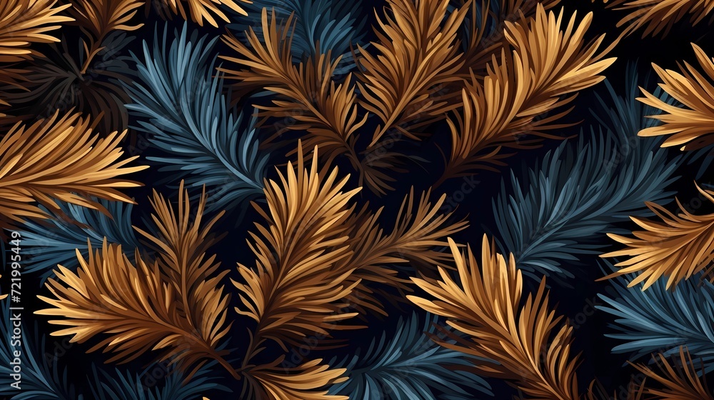 seamless background with coniferous branches pattern, coniferous, fir, seamless background with coniferous branches pattern, coniferous, fir,