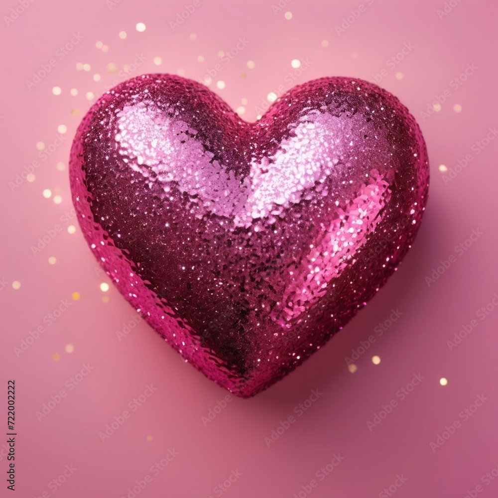 A Vibrant Red Heart Radiating Love A Vibrant Red Heart Radiating Love