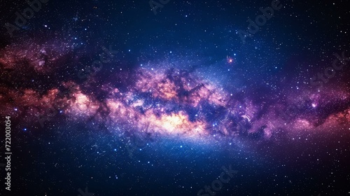 Amazing colorful space and stars in the universe
