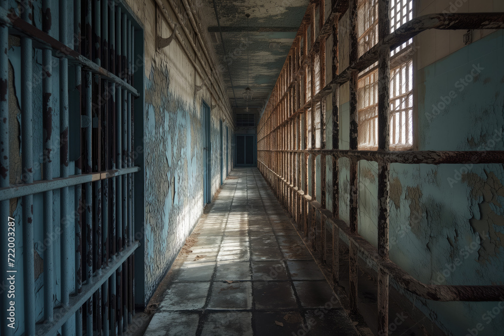 Interior of prison