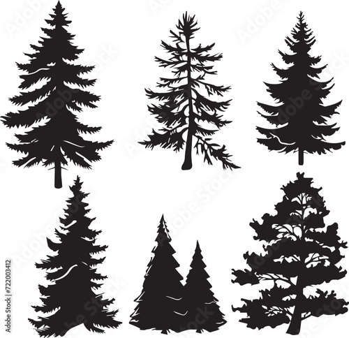 tree  christmas  winter  snow  forest  pine  fir  vector  holiday  nature  landscape  trees  illustration  celebration  season  xmas  cold  evergreen  christmas tree  silhouette  wood  decoration  spr