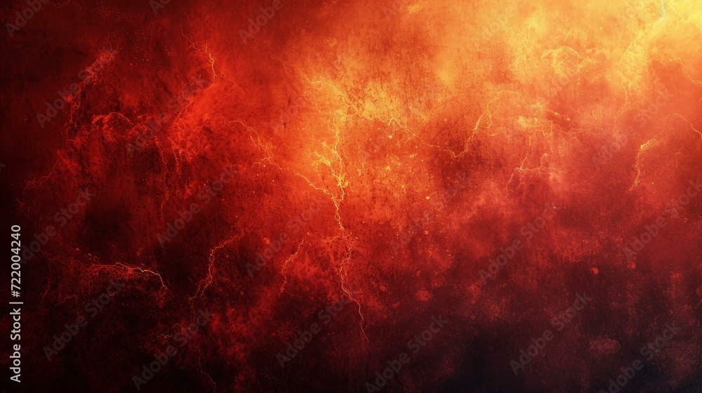 Glowing red and orange abstract background