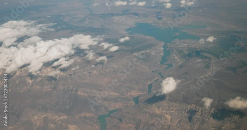 The Chirkeyskoye reservoir is a reservoir in Dagestan (Russia), formed on the Sulak River as a result of the construction of the Chirkeyskaya HPP, the largest reservoir in the North Caucasus. The photo