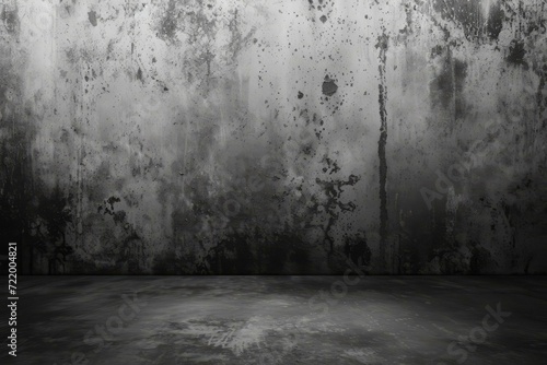 Grunge concrete wall and floor texture background photo