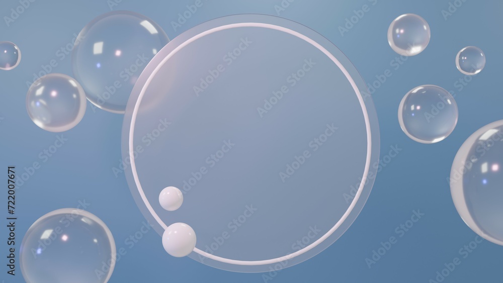 3D Rendering abstract glass background pastel wallpaper blue and pink 3D Rendering abstract glass background pastel wallpaper blue and pink