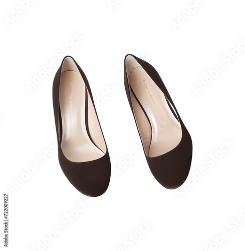 minimalist-real-photo-style-image-of-a-pair-of-womens-shoes-placed-centrally-isolated-on-a-white