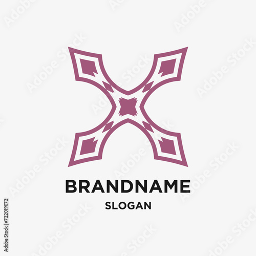 Letter X vector Logo Template Illustration Design
