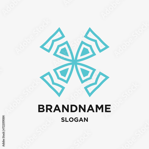 Letter X vector Logo Template Illustration Design