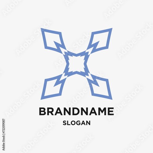 Letter X vector Logo Template Illustration Design