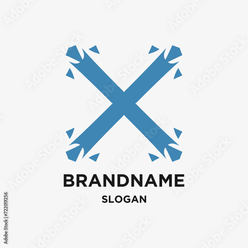 Letter X vector Logo Template Illustration Design