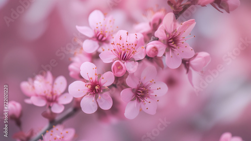 Nature   s Elegance  Detailed Capture of Cherry Blossoms in Natural Light