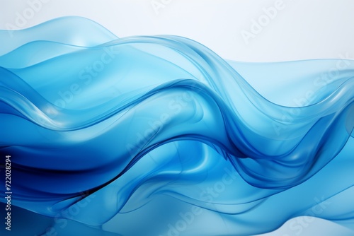 A mesmerizing abstract background in varying shades of blue, resembling the fluid beauty of ink dispersing in water