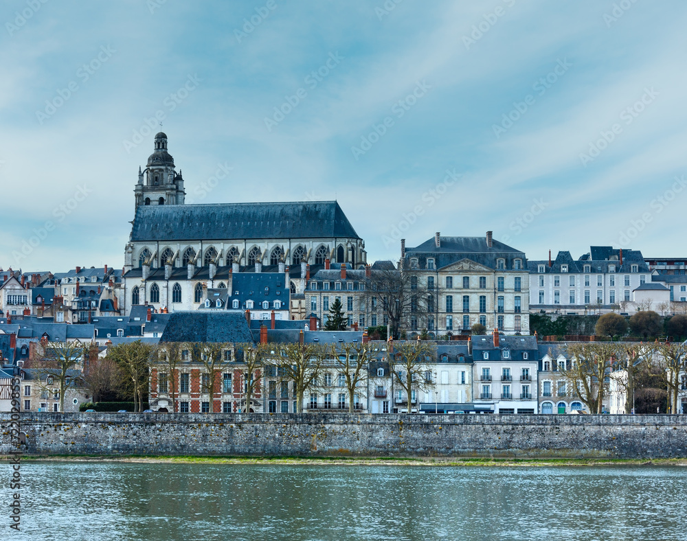 Blois on the Loire River (France).